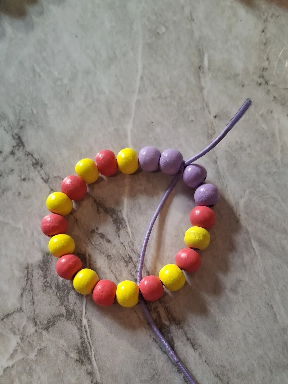 Personalized Kids Bead Bracelets - Pastel & Bright Colors HANDMADE BY MY GIRLS